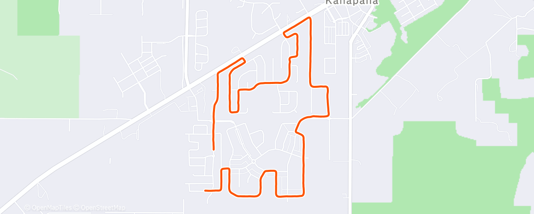 Карта физической активности (Runwalk 6x5 min)