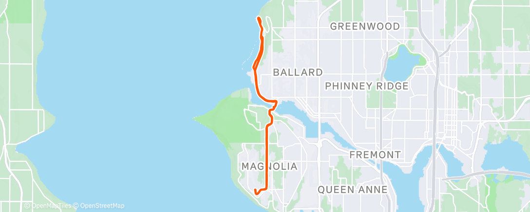 Map of the activity, Calves still messed up from Sat workout
