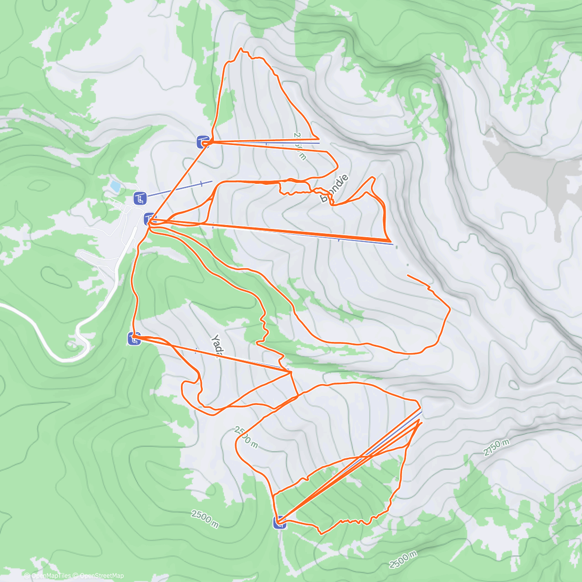 Карта физической активности (Bright blue skies at GTR)
