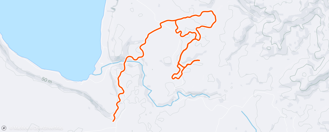 Map of the activity, Zwift - Race: Tiny Race (3 of 4) by Zwift Insider (A) on Valley to Mountaintop in Makuri Islands