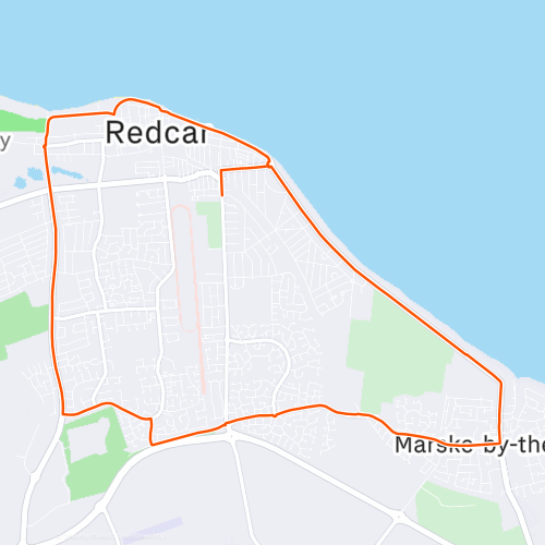 redcarMarskeKirkleatham 14.5 km Road Running Route on Strava