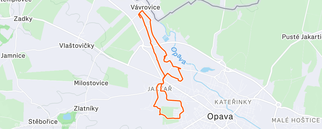 Map of the activity, Cukrovarová