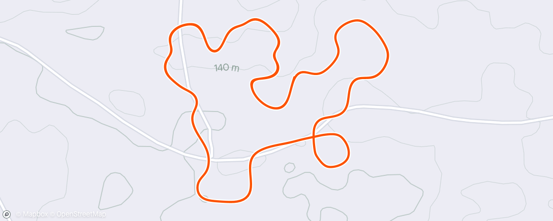 Map of the activity, Cardio