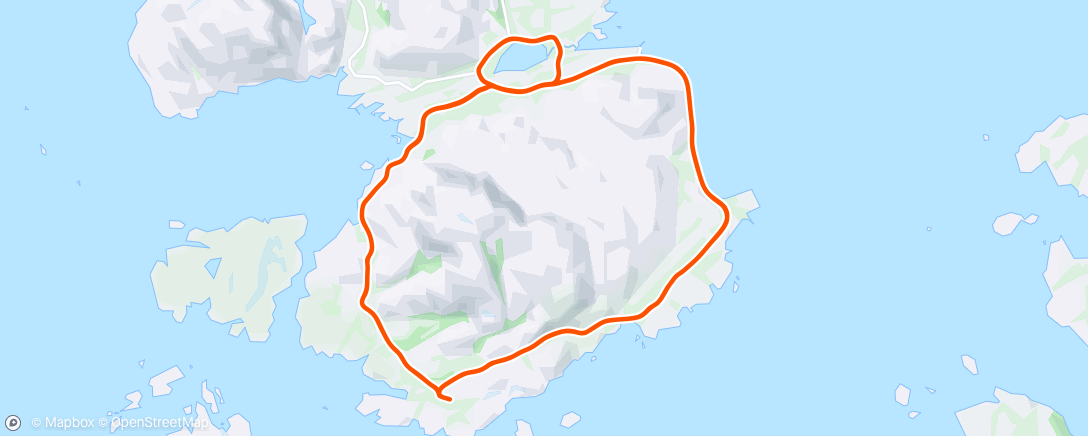 Map of the activity, Langjogg☀️🏃‍♂️☀️🏃‍♂️