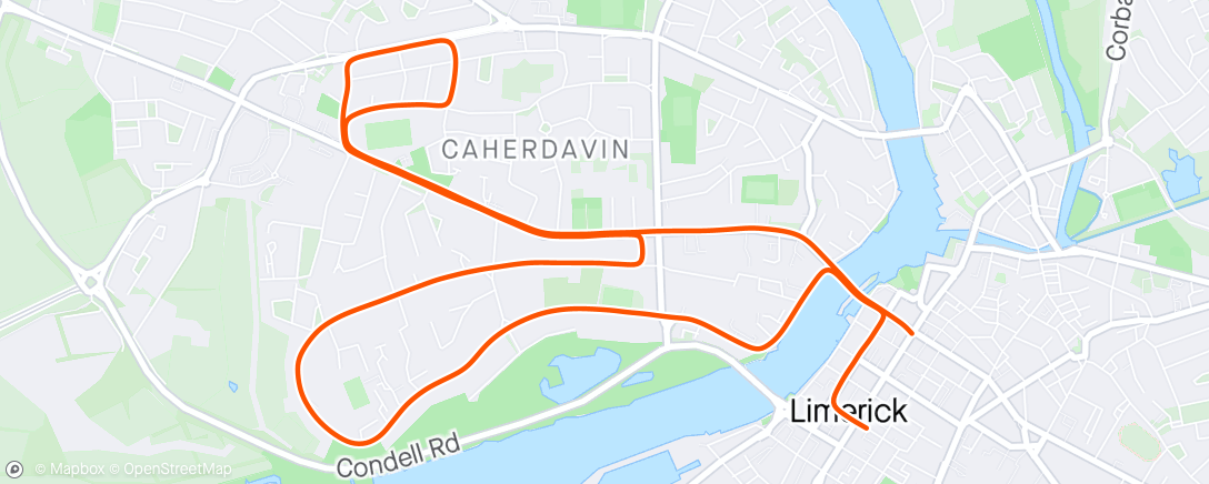 Carte de l'activité Limerick 6 mile