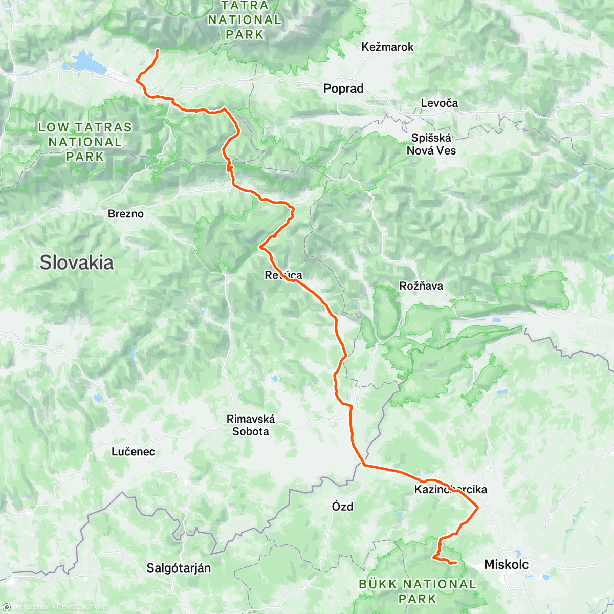 Map of the activity, RTSK tretí deň