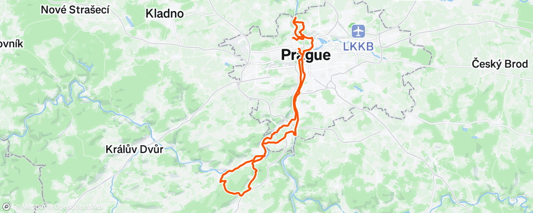 Map of the activity, Morning Ride