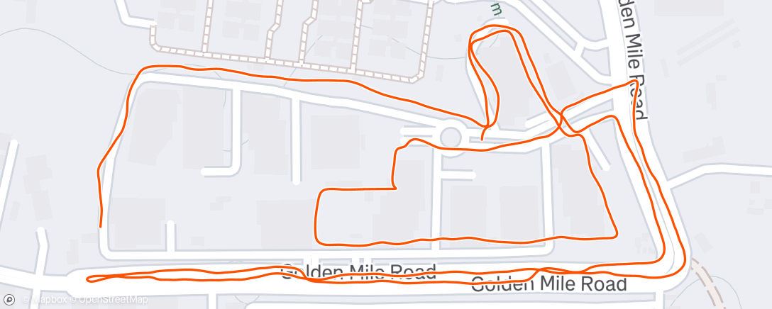 Map of the activity, Lunch Walk