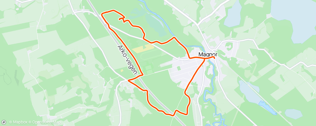 Map of the activity, Trailrun with Janne and Ida🌲🏃🏼‍♀️🏃🏼‍♀️🏃🏼‍♂️💨🌲