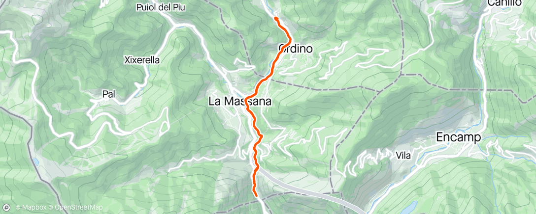 Map of the activity, Back just in time to go back to Italy for the Giro
