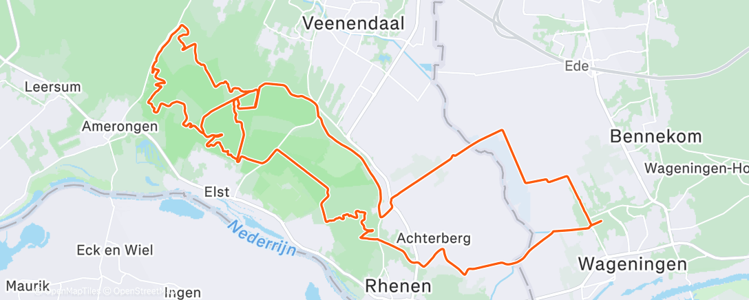 Map of the activity, Technical training session by Gerwin