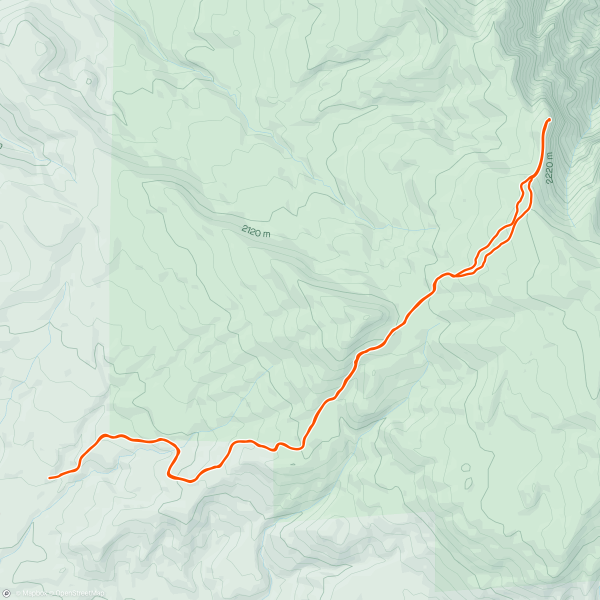 Mapa da atividade, Gunnison Gorge