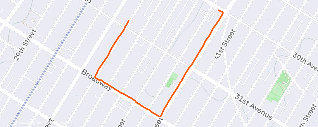 Map of the activity, Afternoon Walk