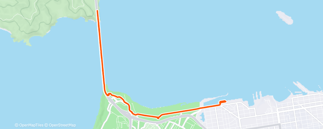 Map of the activity, Morning Hike