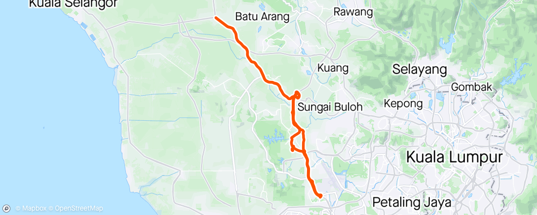 Map of the activity, Morning Ride | Ijok