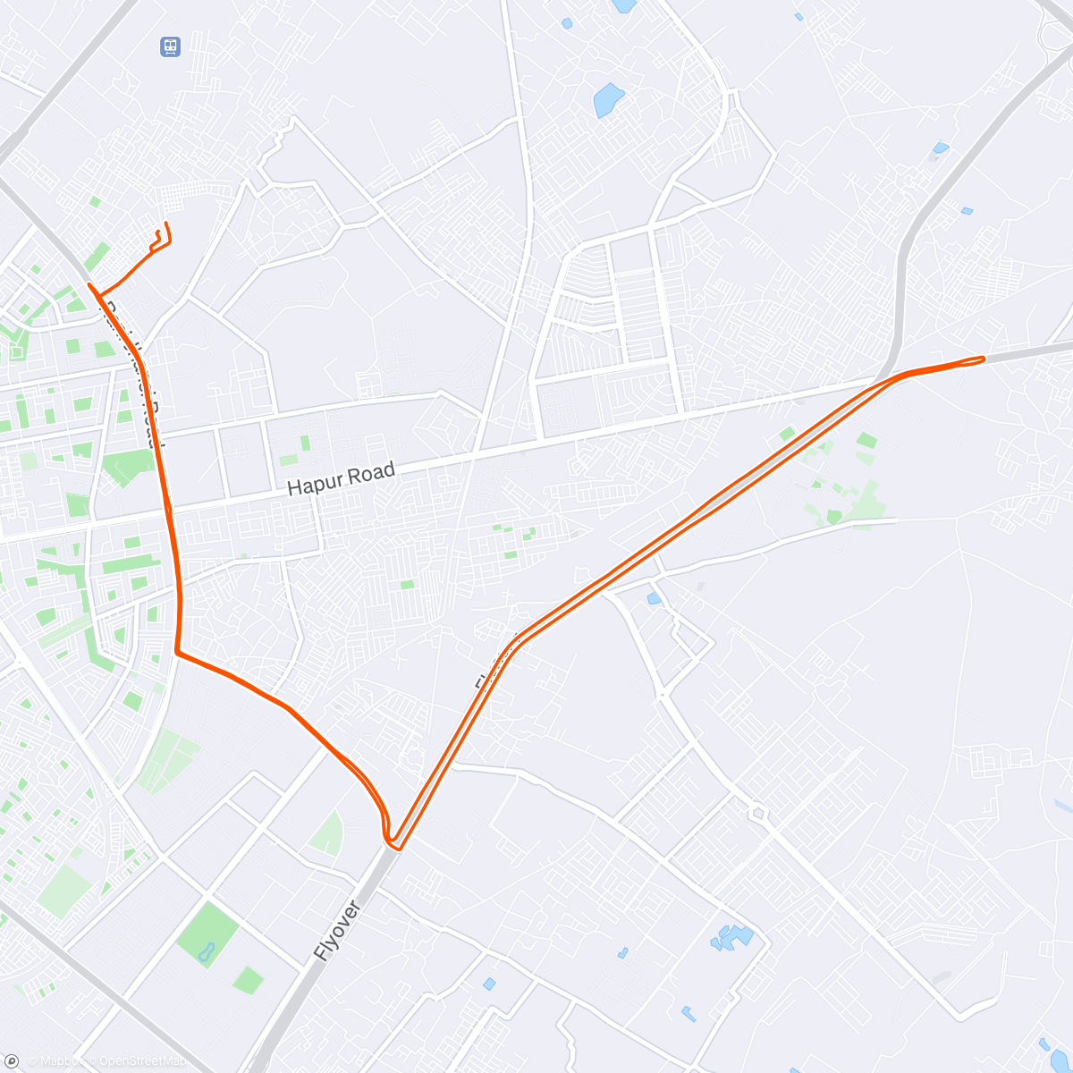 Map of the activity, Morning Ride