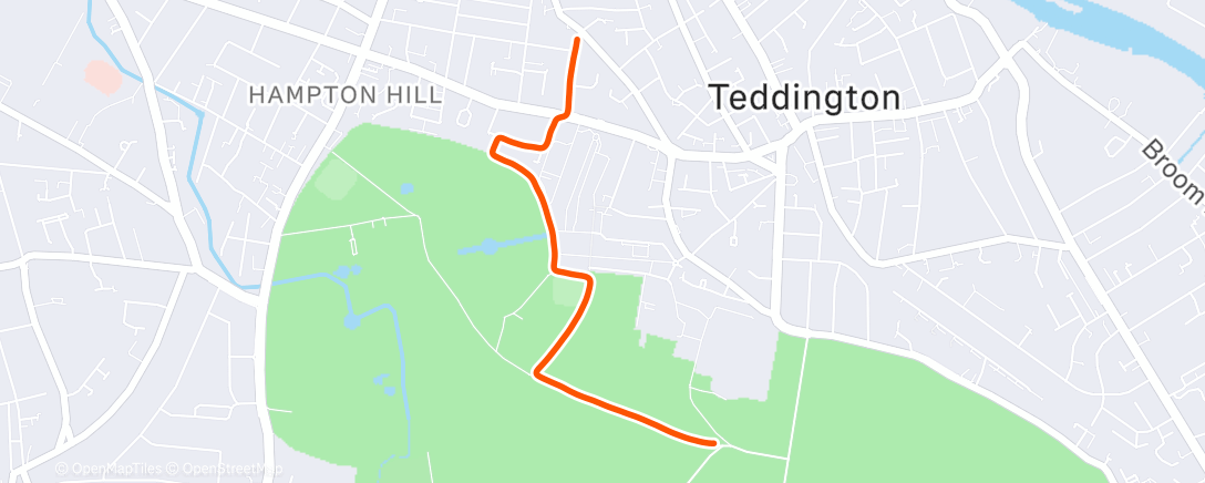 「Lunch Run」活動的地圖