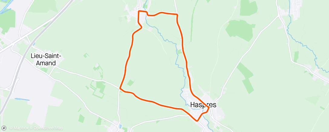 Map of the activity, ☀ Haspres 🇨🇵 - Ufolep