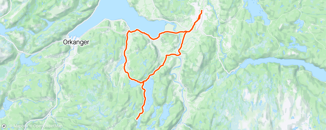 Map of the activity, Drag med SSK SUB 08:30 Ånøya Korsveien