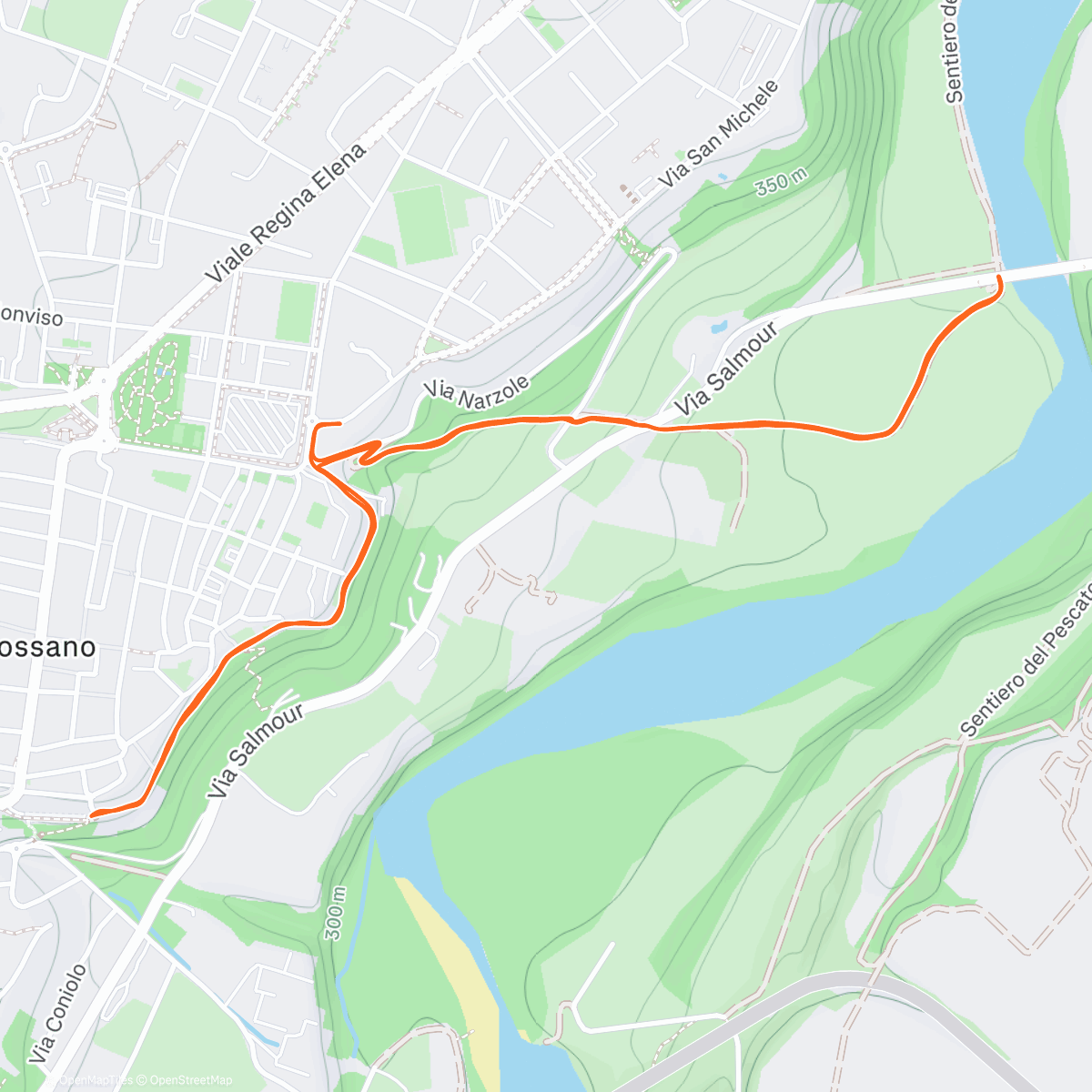 Карта физической активности (Visita a Fossano 😍)