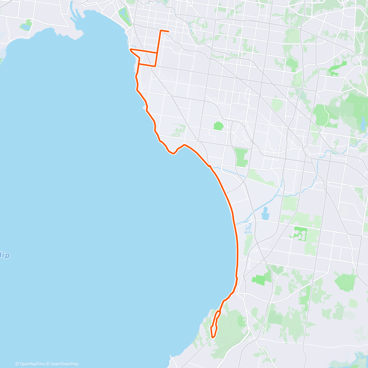 Map of the activity, NOC Christmas Eve Ride (Santa & his reindeers)