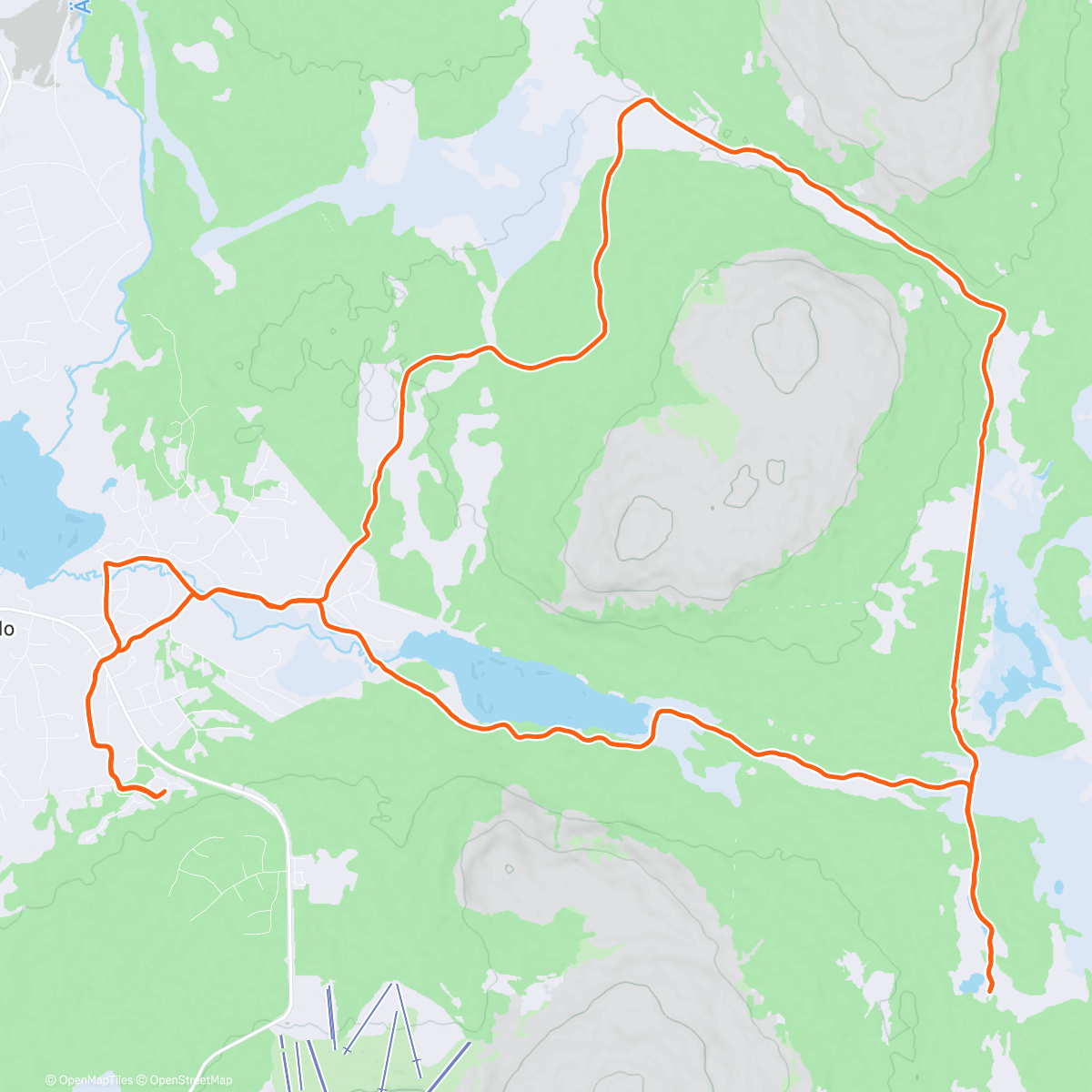 Карта физической активности (Morning Nordic Ski)