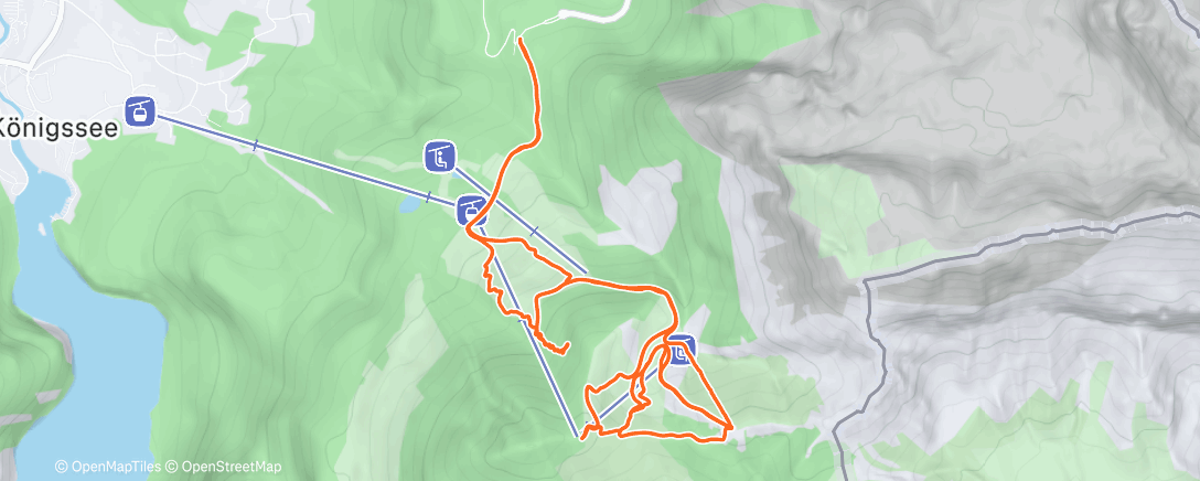 Map of the activity, Skitour am Morgen