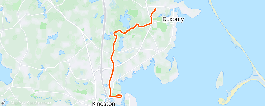 Map of the activity, Not a bad commute
