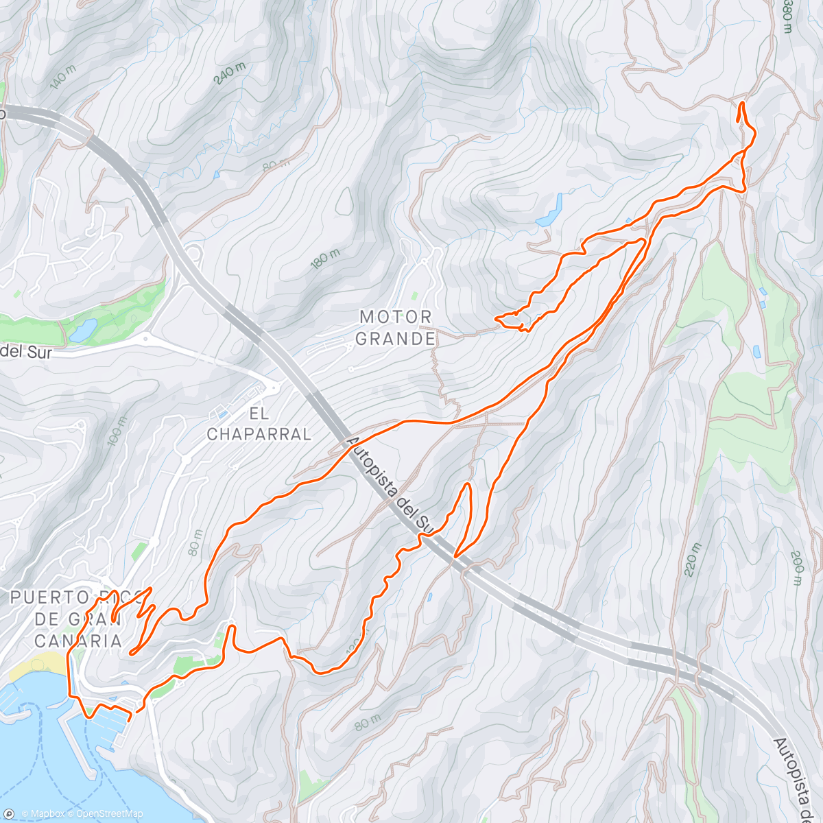 Map of the activity, Desert Trail Run Time 🏜️🏃‍♂️