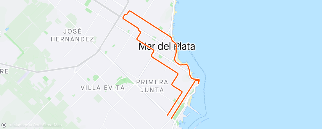 Carte de l'activité Vuelta en bici en una tarde Ventosa, Fresca y Soleada