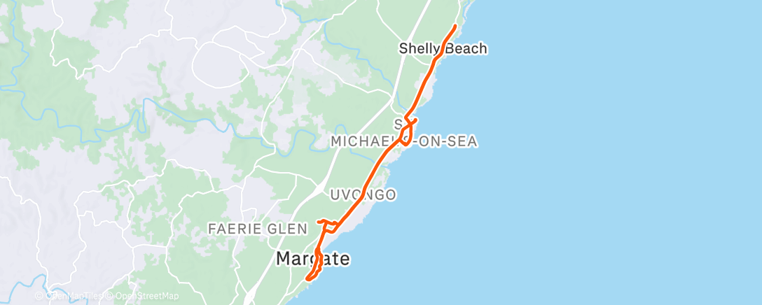 Map of the activity, Morning Mountain Bike Ride