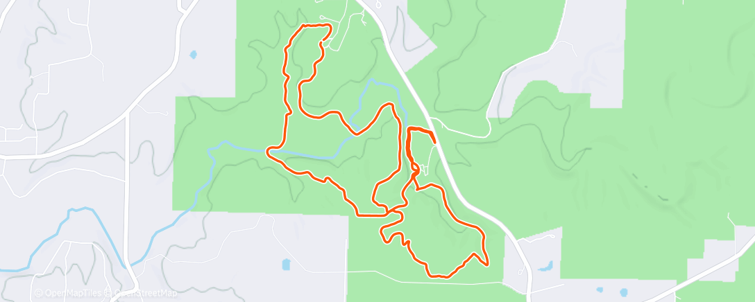 Map of the activity, 🌫️ Morning Run