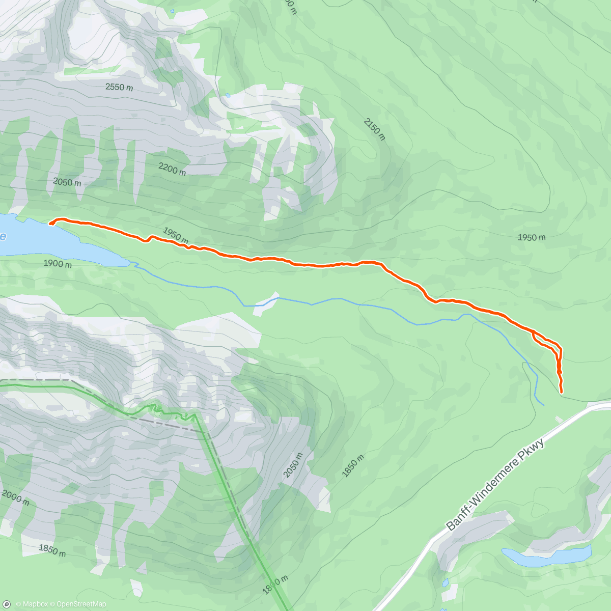 Map of the activity, Boom Lake in summer ✌️