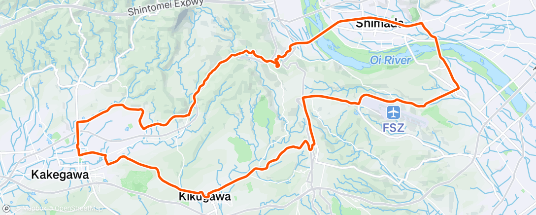 Map of the activity, Morning Ride