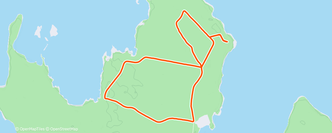 Map of the activity, Afternoon Run før nyttårsbadstu 🐕🏃‍♀️