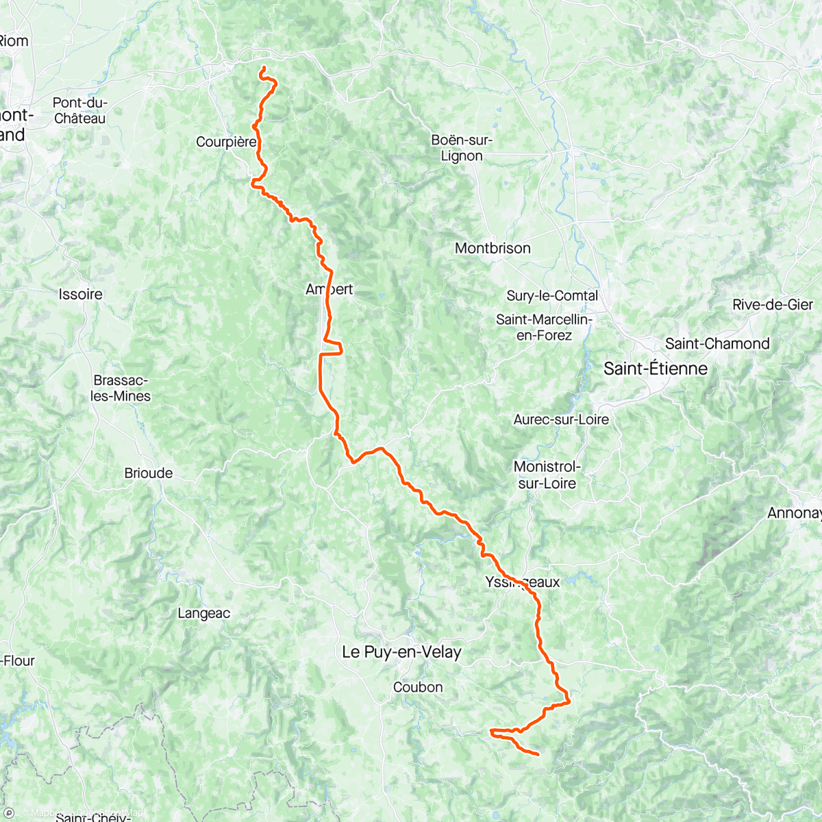 Map of the activity, Dauphine stage 3