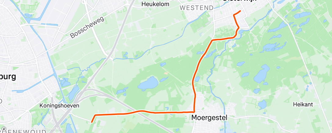 Map of the activity, Namiddagrit