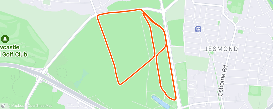 Map of the activity, Town Moor parkrun.Hoping to run between 23-24 so really happy to go sub 23 this morning…quickest for a while.🏃🏻‍♂️🏃🏻‍♂️🏃🏻‍♂️