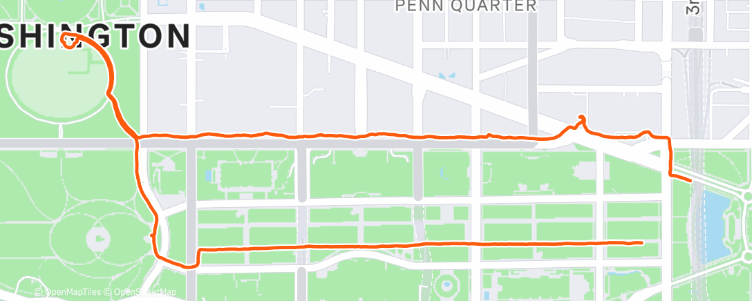 Map of the activity, Christmas Tree walk