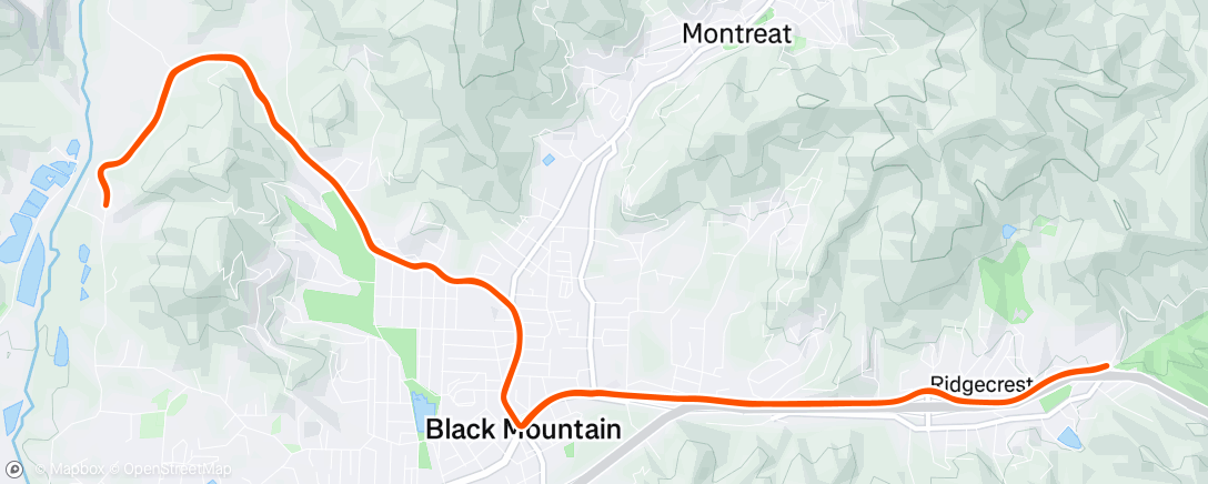 Map of the activity, Morning Ride