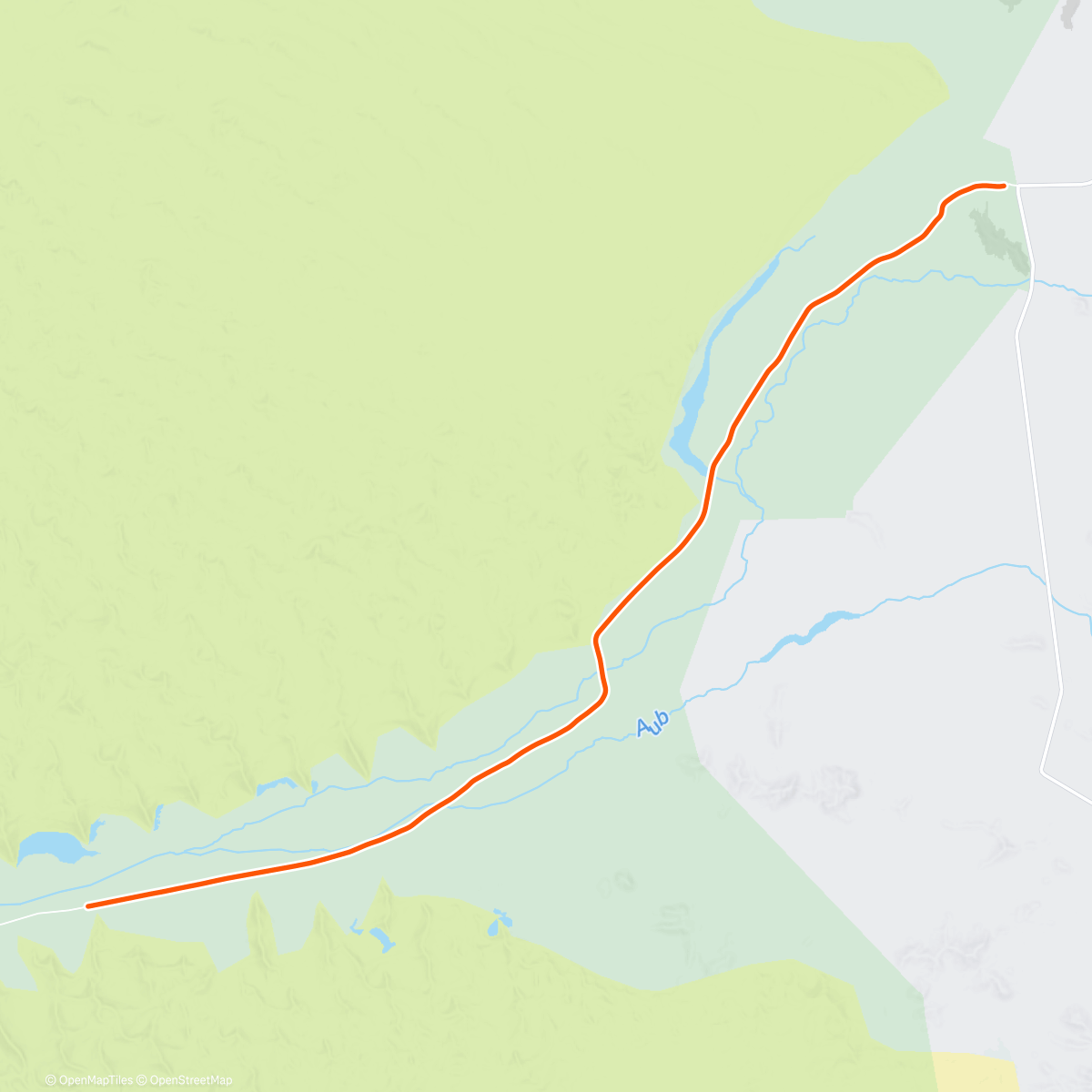 Карта физической активности (ROUVY - Sossusvlei desert | Namibia)