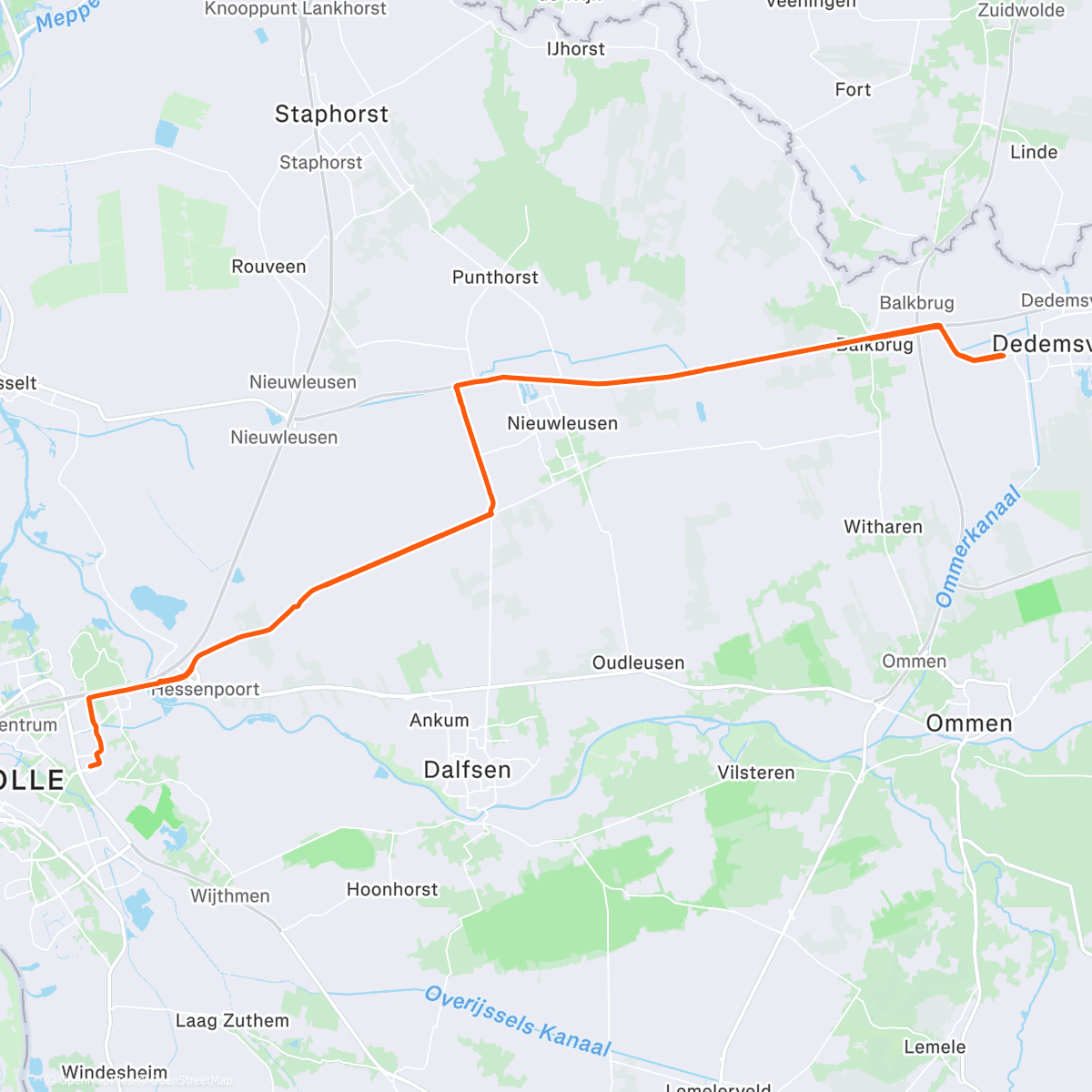 Mapa de la actividad, Hallo nieuw leven!