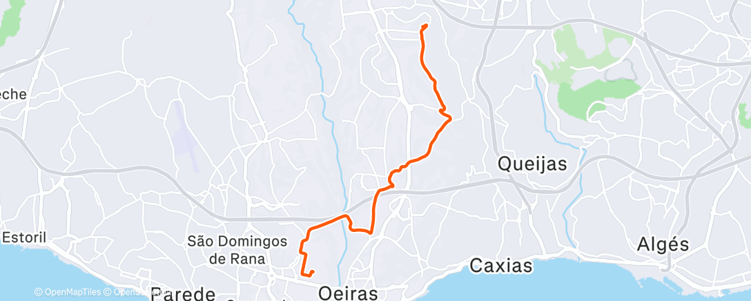 Карта физической активности (Últimos dias daily commuter)