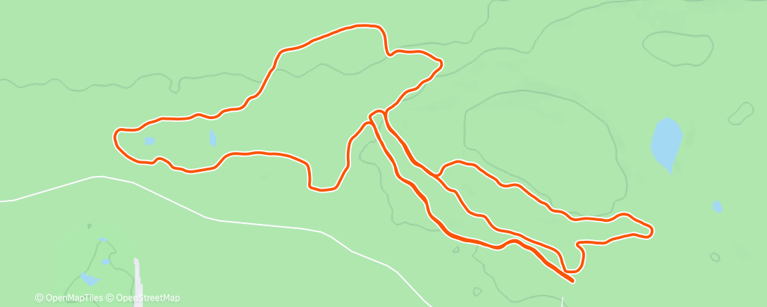 Map of the activity, Opportune Hustle and a bit