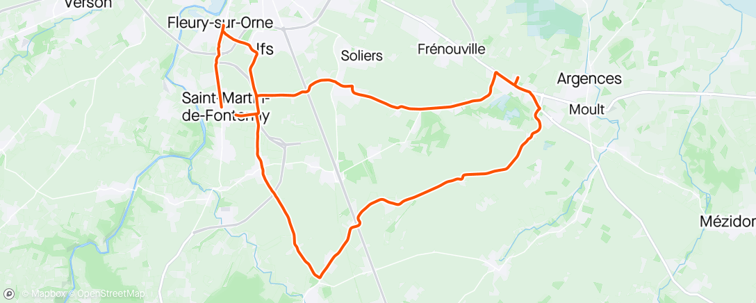 Map of the activity, Normandie cycles