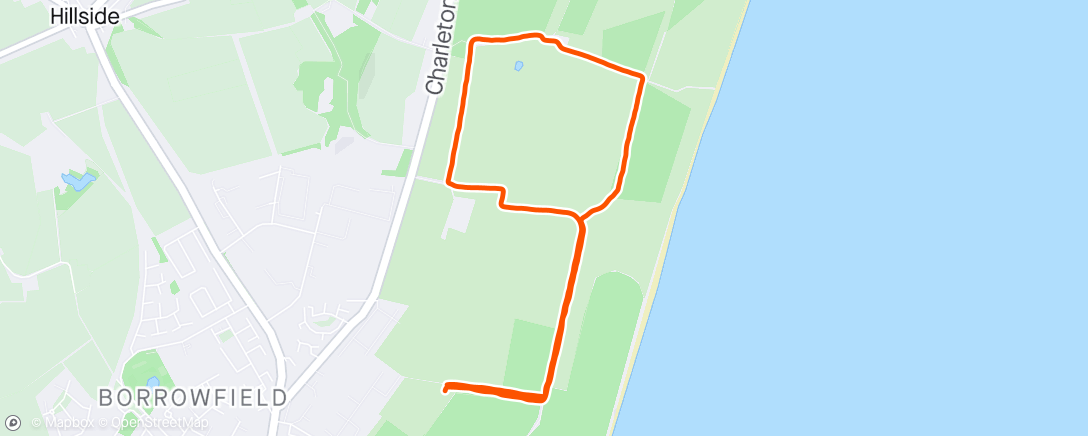 Map of the activity, parkrun 🏃‍♀️