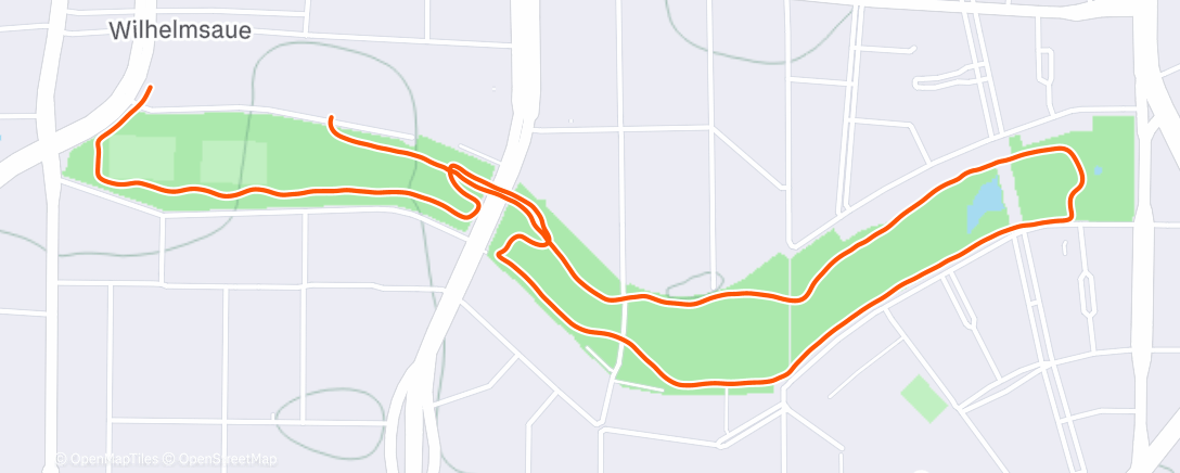 Map of the activity, Lockerer Neujahrsjog