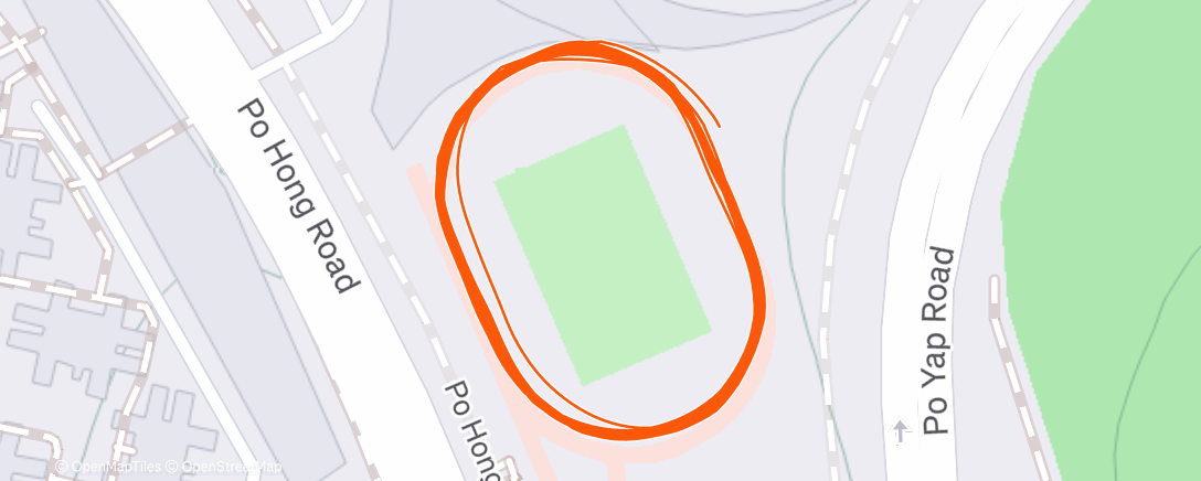 Карта физической активности (20251230 Evening Run 康文署將軍澳長跑班第三季#07 -  30 min Fartlek)