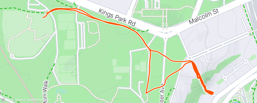Map of the activity, Stairs