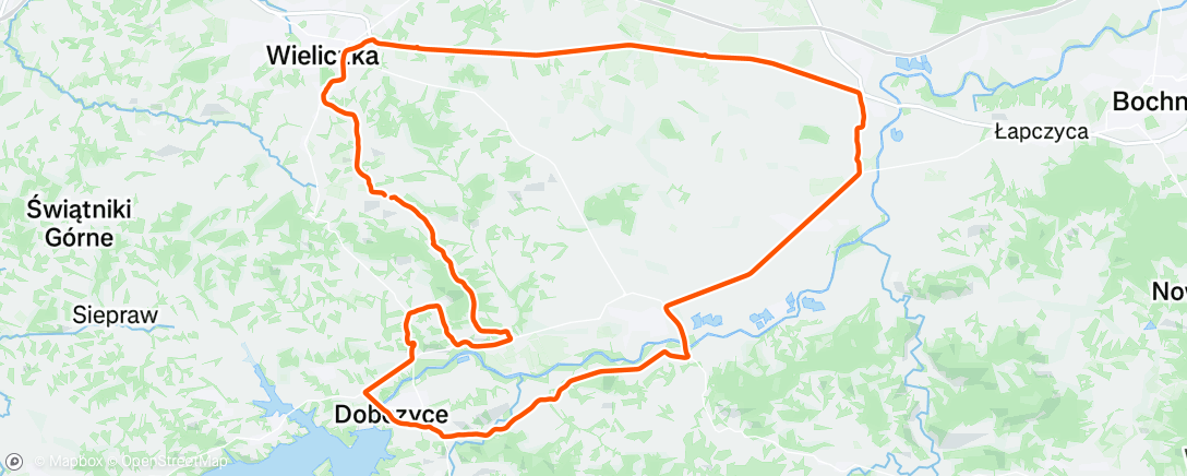 Map of the activity, Afternoon Ride